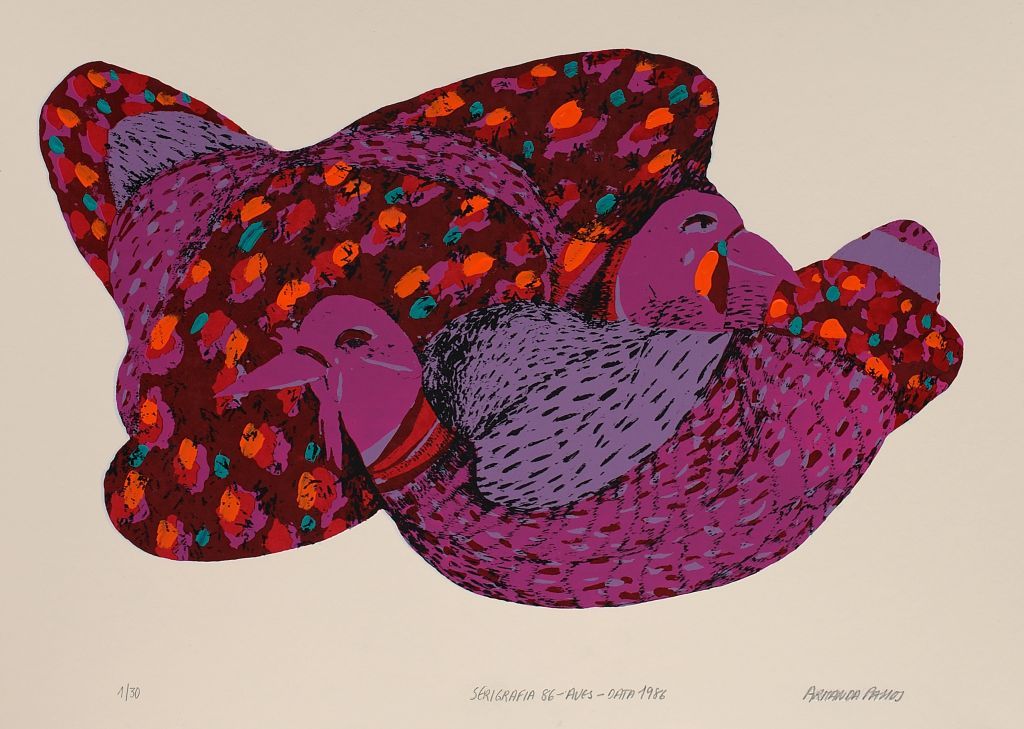 Aves Prova de Artista Serigrafia, 1986 (MD/M – 2902)