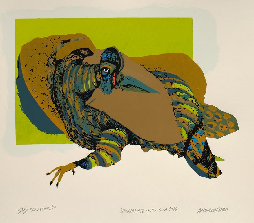 Aves Prova de Artista Serigrafia, 1986 (MD/M – 2901)