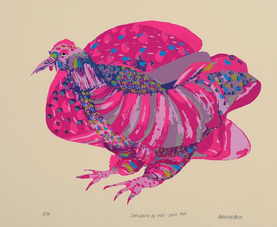 Aves Prova de Artista Serigrafia, 1986 (MD/M – 2903)