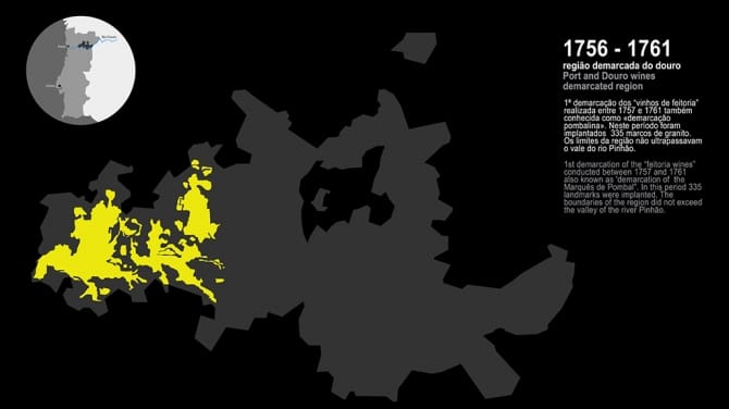 1756-1761 Região Demarcada do Douro